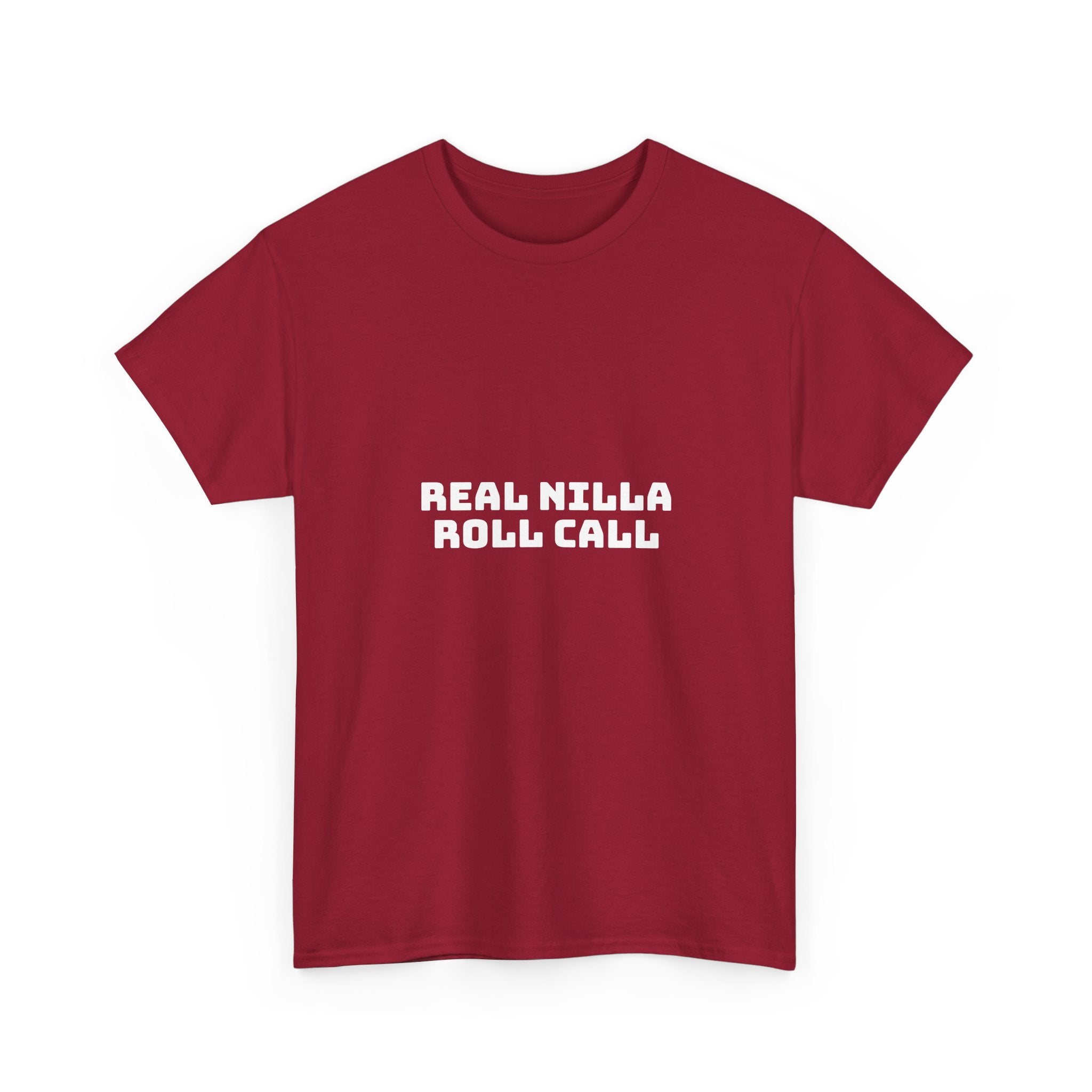 Real Nilla Roll Call Dark T-Shirt